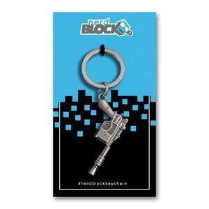 🧿 3 for $33 🧿 Nerd Block Han Solo Blaster Star Wars Metal Keychain